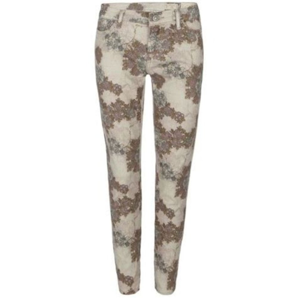 All Saints Brodie floral print jeans
